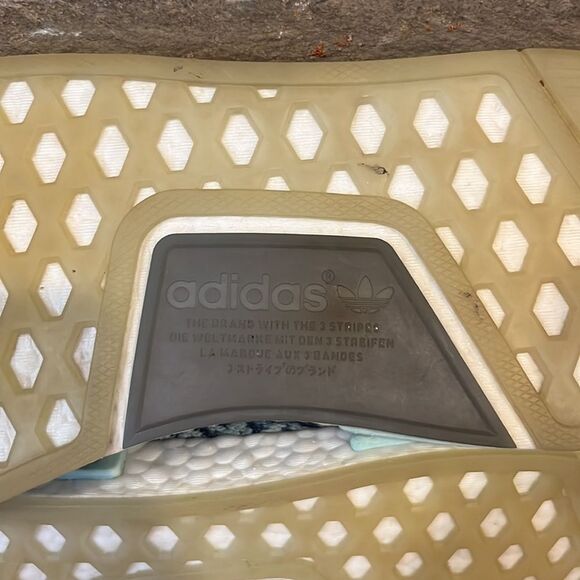 Adidas NMD_R1 STLT Primeknit "Ash Green" Sneakers - Picture 8 of 10